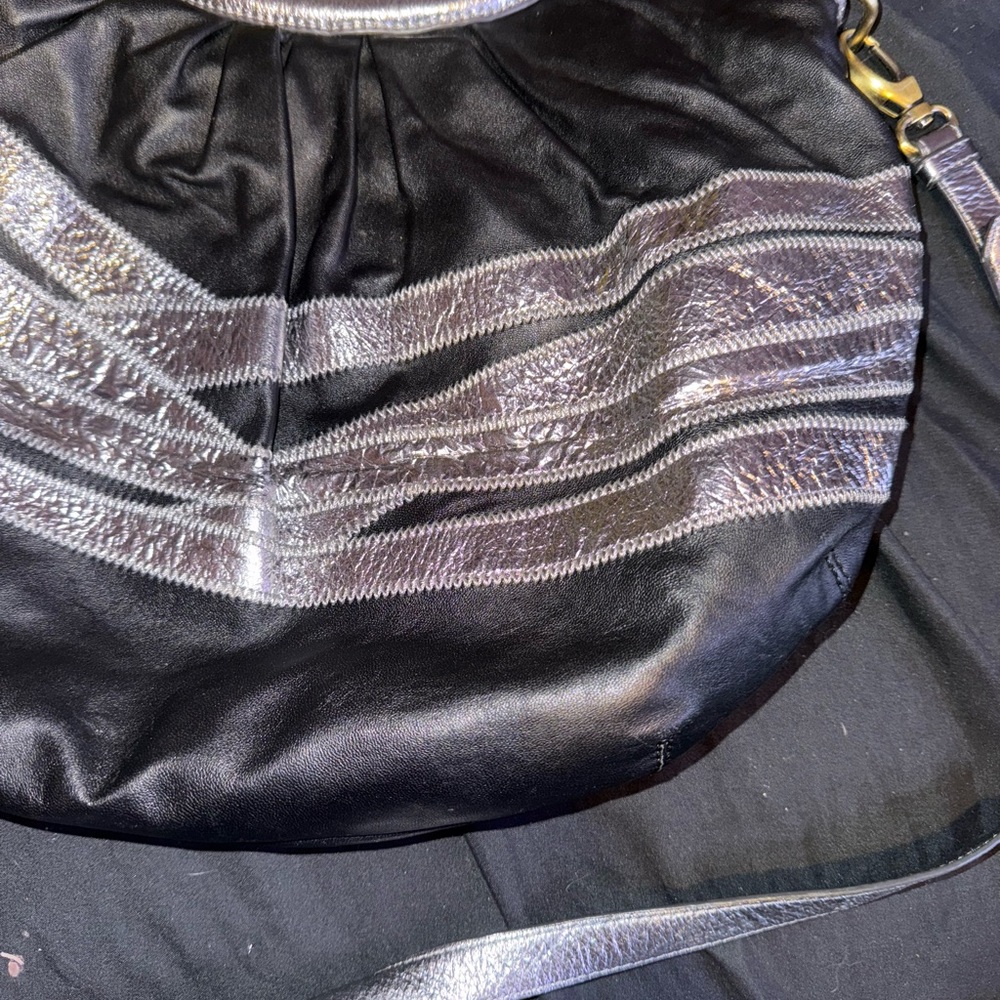 Cynthia Rowley Black and Silver Women's Bag